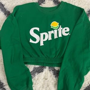 Cropped sweatshirt Sprite Logo